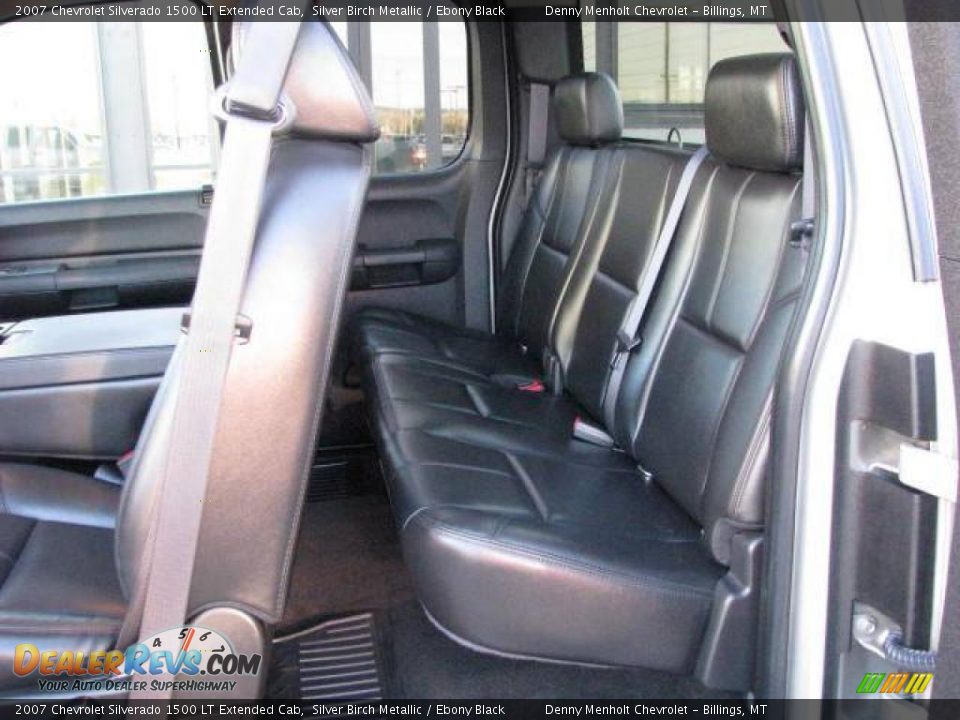 2007 Chevrolet Silverado 1500 LT Extended Cab Silver Birch Metallic / Ebony Black Photo #9