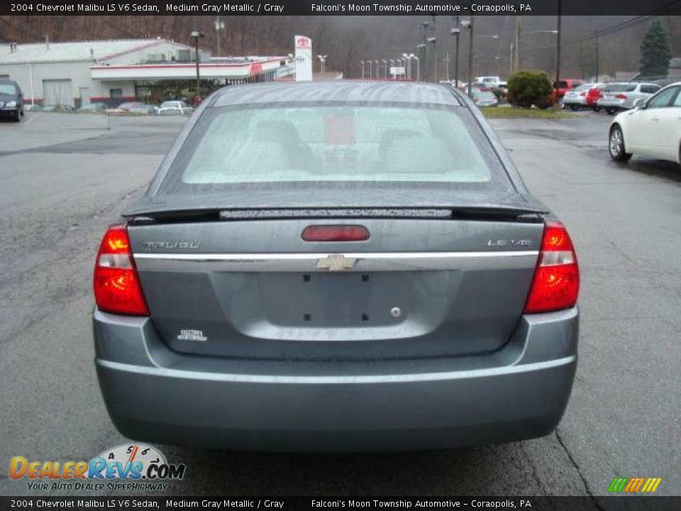 2004 Chevrolet Malibu LS V6 Sedan Medium Gray Metallic / Gray Photo #3
