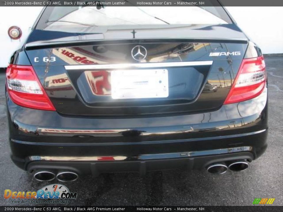 2009 Mercedes-Benz C 63 AMG Black / Black AMG Premium Leather Photo #3