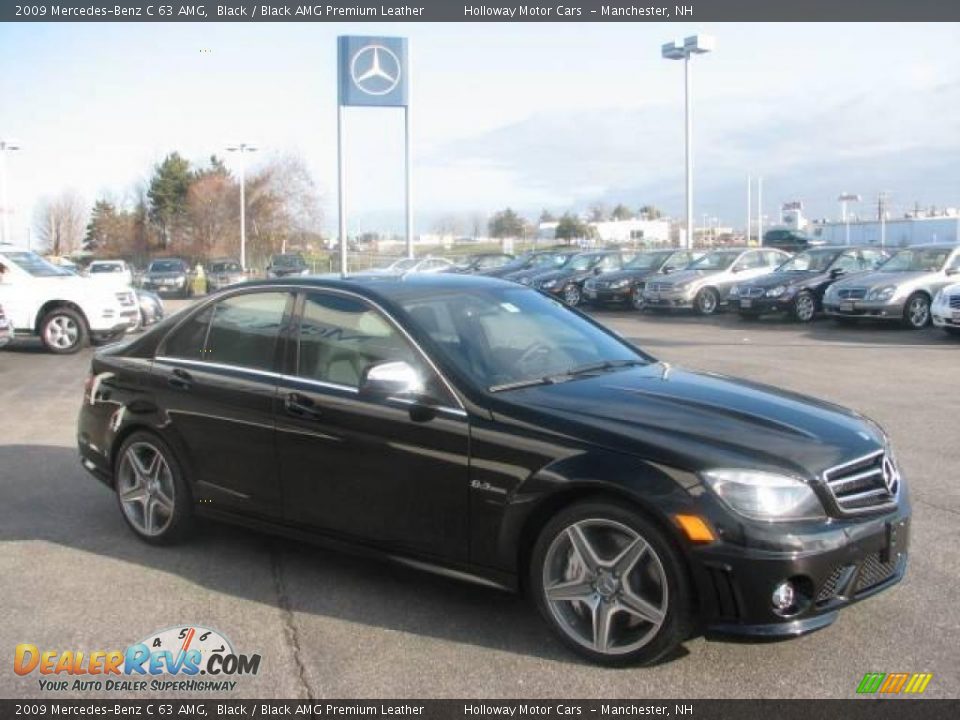 2009 Mercedes-Benz C 63 AMG Black / Black AMG Premium Leather Photo #4