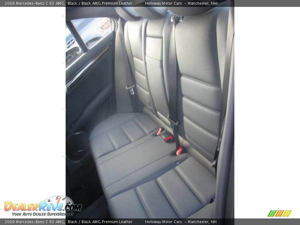 2009 Mercedes-Benz C 63 AMG Black / Black AMG Premium Leather Photo #6