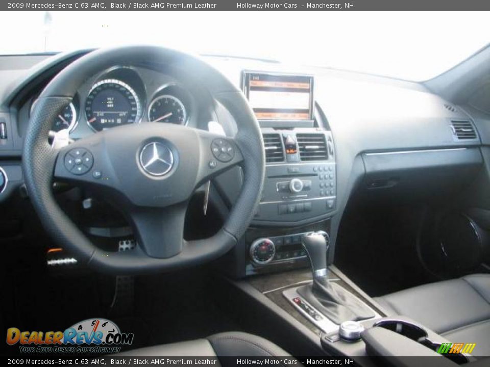 2009 Mercedes-Benz C 63 AMG Black / Black AMG Premium Leather Photo #7