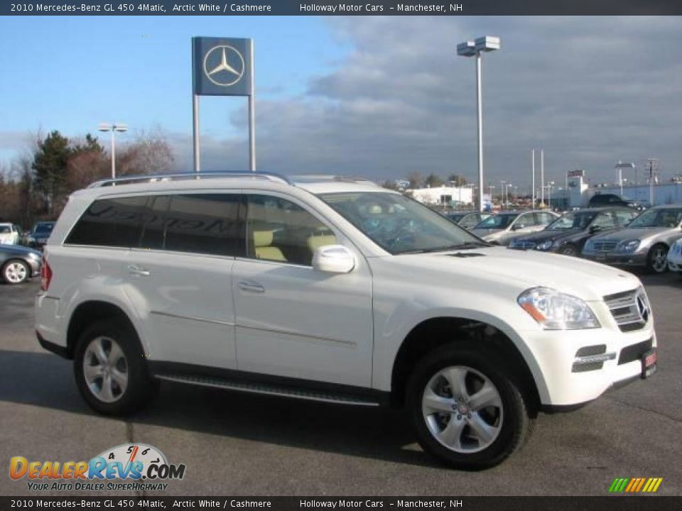 2010 Mercedes-Benz GL 450 4Matic Arctic White / Cashmere Photo #4