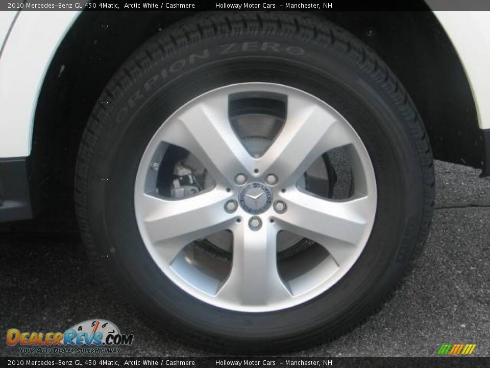 2010 Mercedes-Benz GL 450 4Matic Arctic White / Cashmere Photo #9