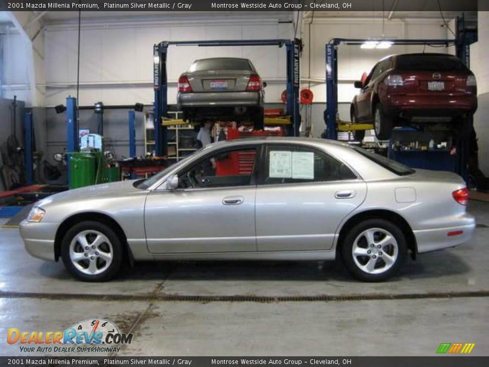 2001 Mazda Millenia Premium Platinum Silver Metallic / Gray Photo #2