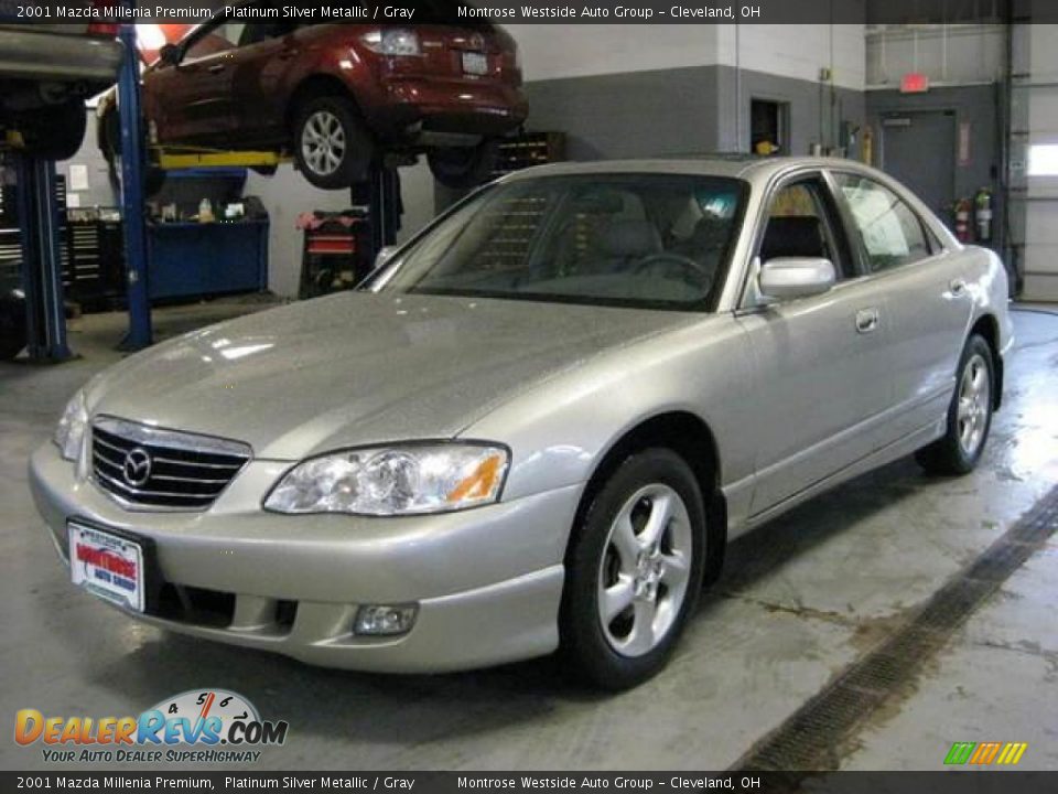 2001 Mazda Millenia Premium Platinum Silver Metallic / Gray Photo #3