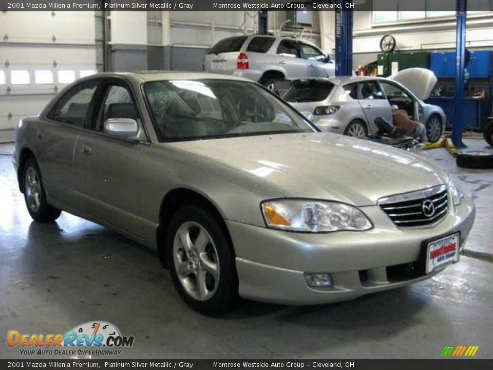 2001 Mazda Millenia Premium Platinum Silver Metallic / Gray Photo #5