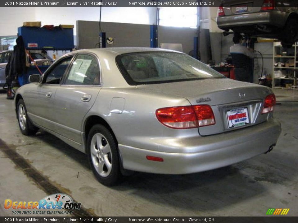 2001 Mazda Millenia Premium Platinum Silver Metallic / Gray Photo #8