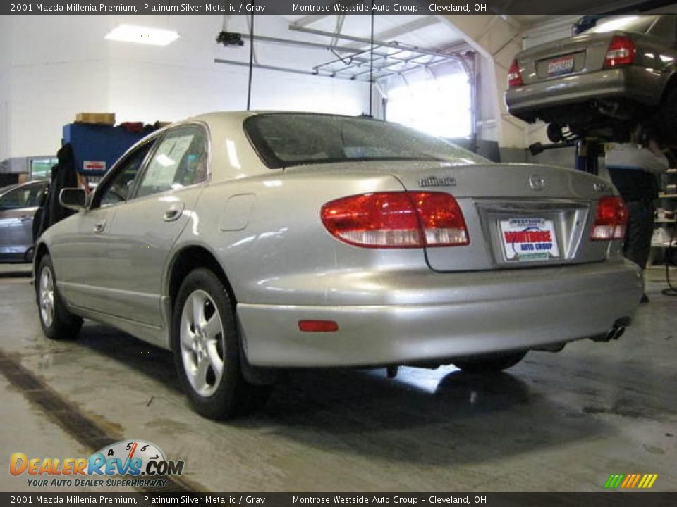 2001 Mazda Millenia Premium Platinum Silver Metallic / Gray Photo #9