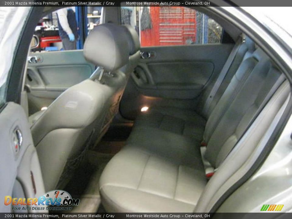 2001 Mazda Millenia Premium Platinum Silver Metallic / Gray Photo #11