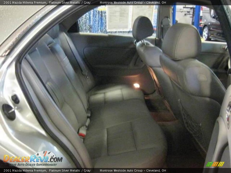 2001 Mazda Millenia Premium Platinum Silver Metallic / Gray Photo #12