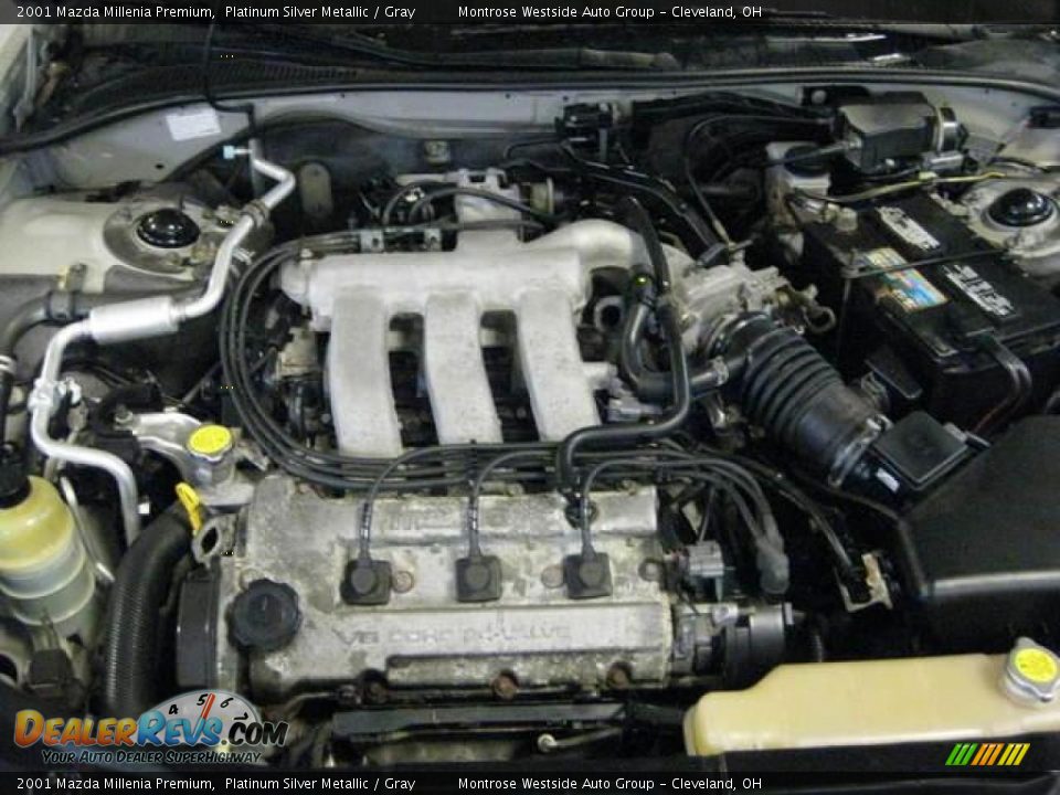 2001 Mazda Millenia Premium Platinum Silver Metallic / Gray Photo #21