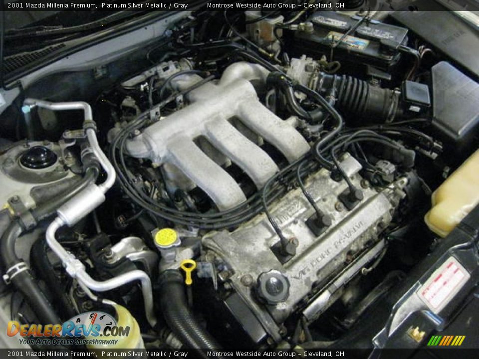 2001 Mazda Millenia Premium Platinum Silver Metallic / Gray Photo #22