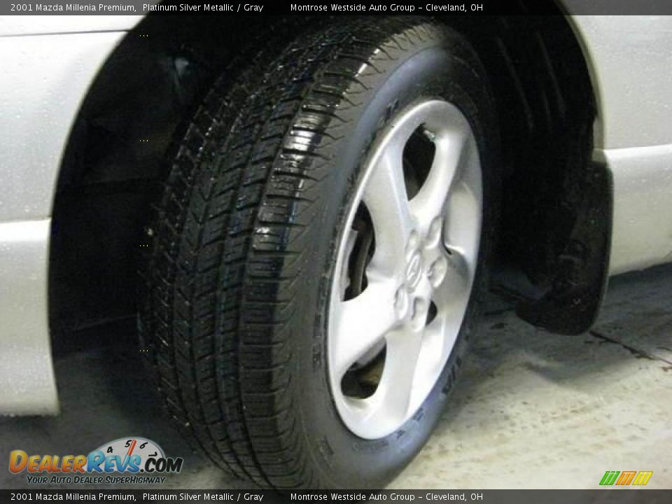 2001 Mazda Millenia Premium Platinum Silver Metallic / Gray Photo #23
