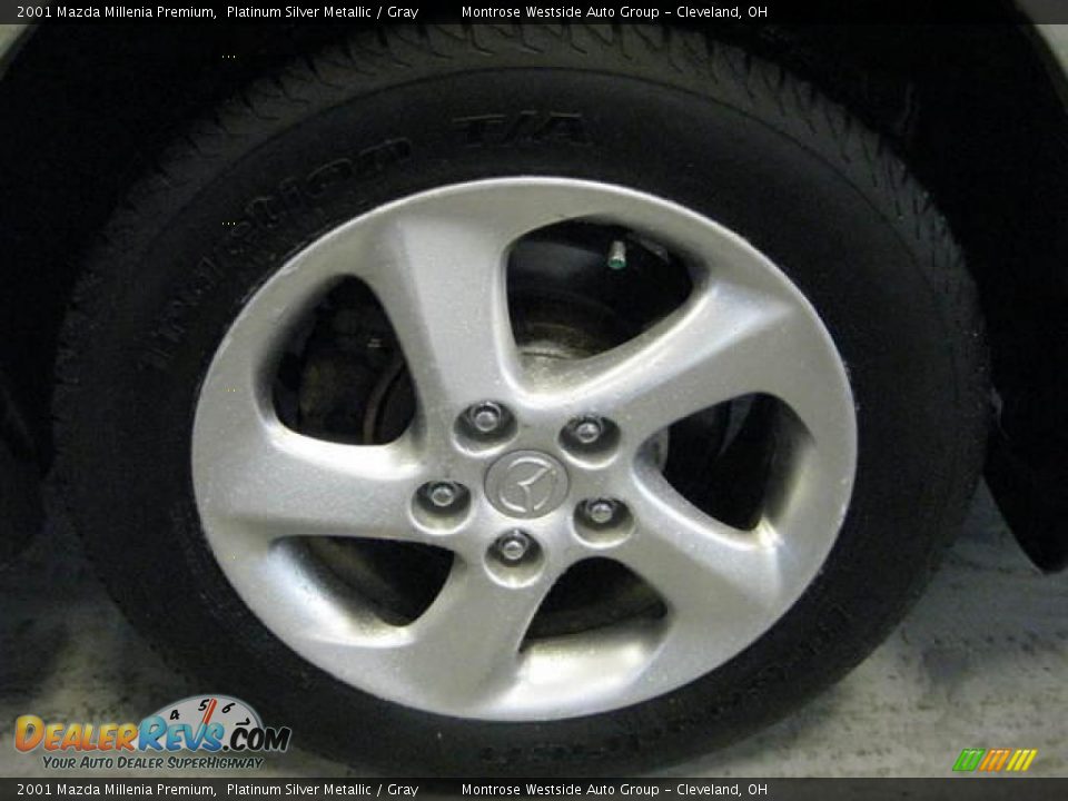 2001 Mazda Millenia Premium Platinum Silver Metallic / Gray Photo #24