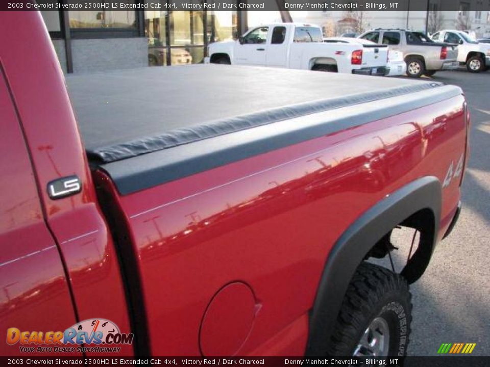 2003 Chevrolet Silverado 2500HD LS Extended Cab 4x4 Victory Red / Dark Charcoal Photo #8