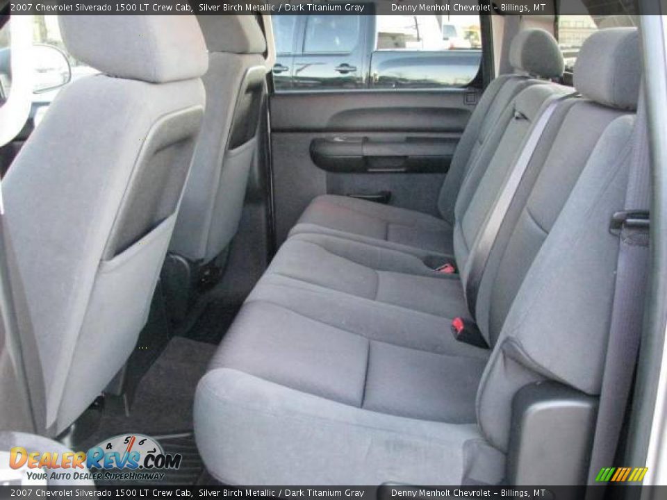 2007 Chevrolet Silverado 1500 LT Crew Cab Silver Birch Metallic / Dark Titanium Gray Photo #8