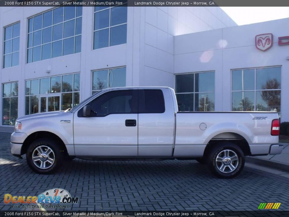 2008 Ford F150 STX SuperCab Silver Metallic / Medium/Dark Flint Photo #2