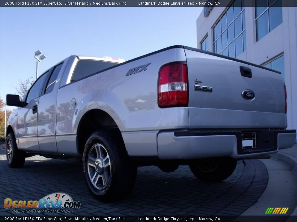 2008 Ford F150 STX SuperCab Silver Metallic / Medium/Dark Flint Photo #3