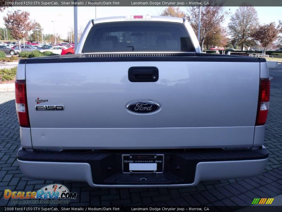 2008 Ford F150 STX SuperCab Silver Metallic / Medium/Dark Flint Photo #4