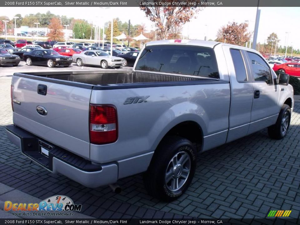 2008 Ford F150 STX SuperCab Silver Metallic / Medium/Dark Flint Photo #5