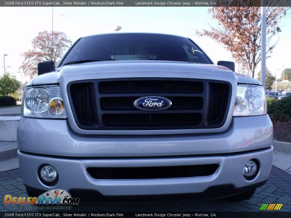 2008 Ford F150 STX SuperCab Silver Metallic / Medium/Dark Flint Photo #8
