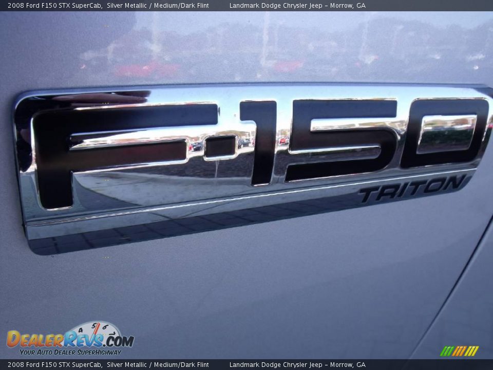 2008 Ford F150 STX SuperCab Silver Metallic / Medium/Dark Flint Photo #10