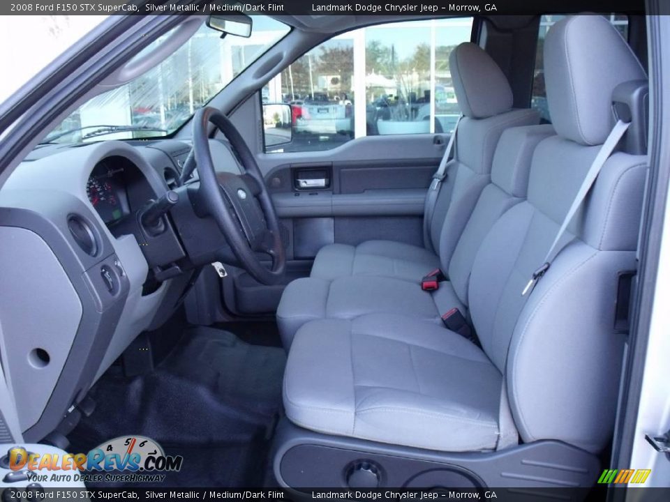 2008 Ford F150 STX SuperCab Silver Metallic / Medium/Dark Flint Photo #11