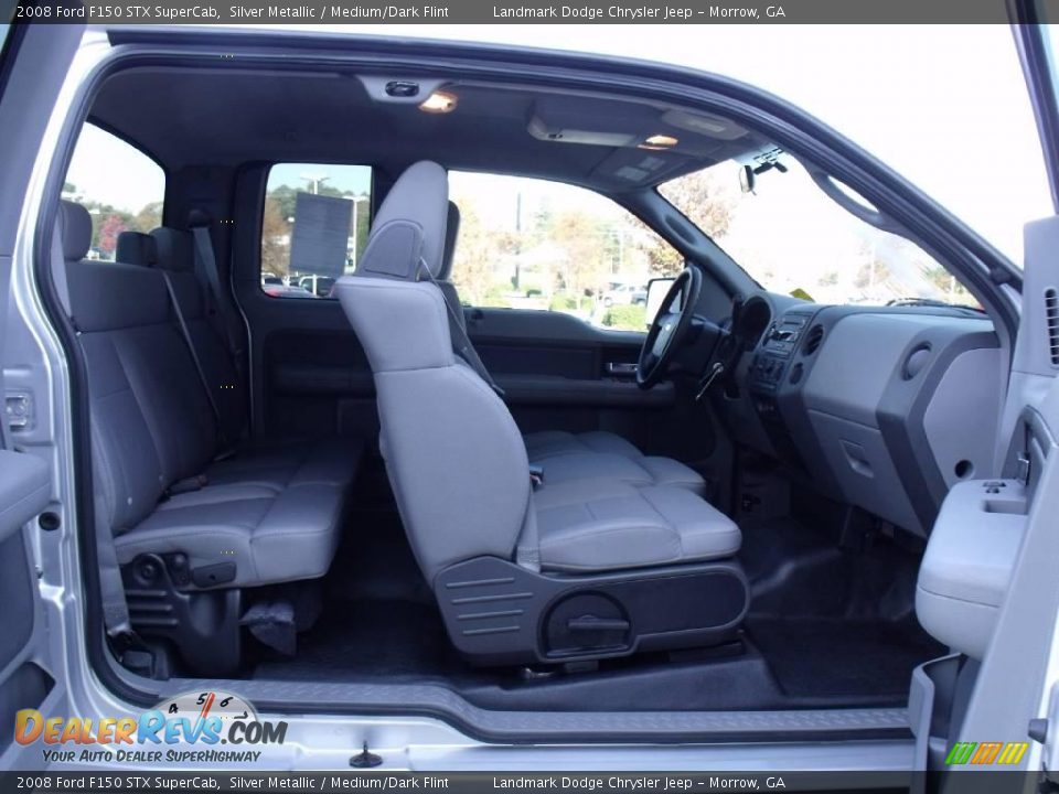 2008 Ford F150 STX SuperCab Silver Metallic / Medium/Dark Flint Photo #19