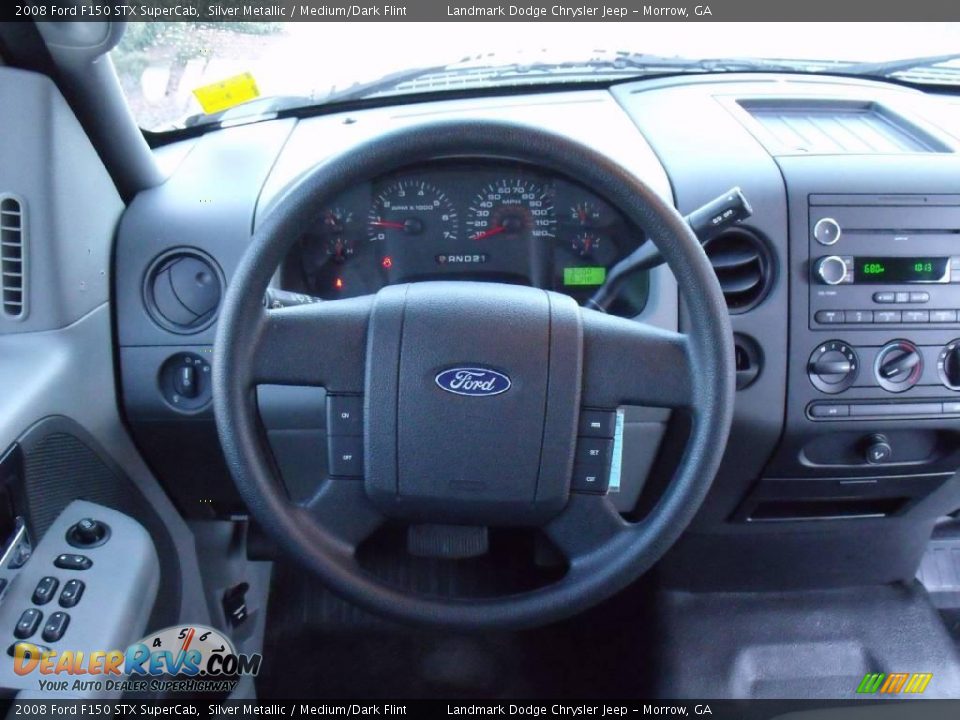 2008 Ford F150 STX SuperCab Silver Metallic / Medium/Dark Flint Photo #22