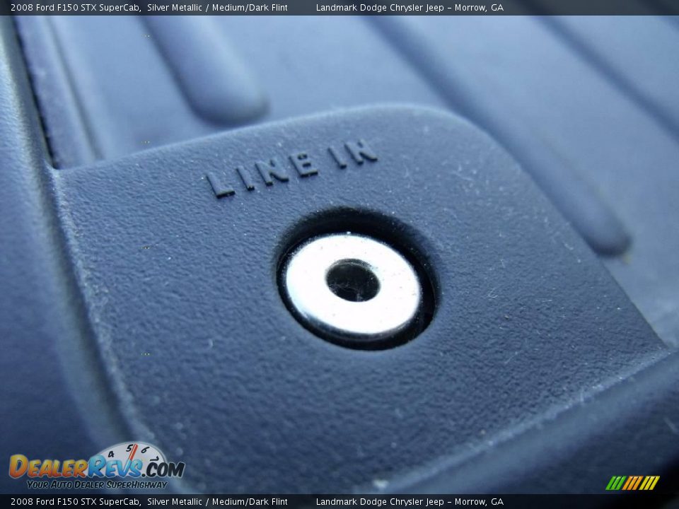 2008 Ford F150 STX SuperCab Silver Metallic / Medium/Dark Flint Photo #25