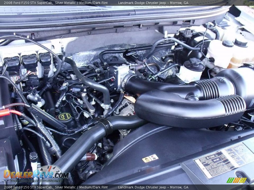 2008 Ford F150 STX SuperCab Silver Metallic / Medium/Dark Flint Photo #27