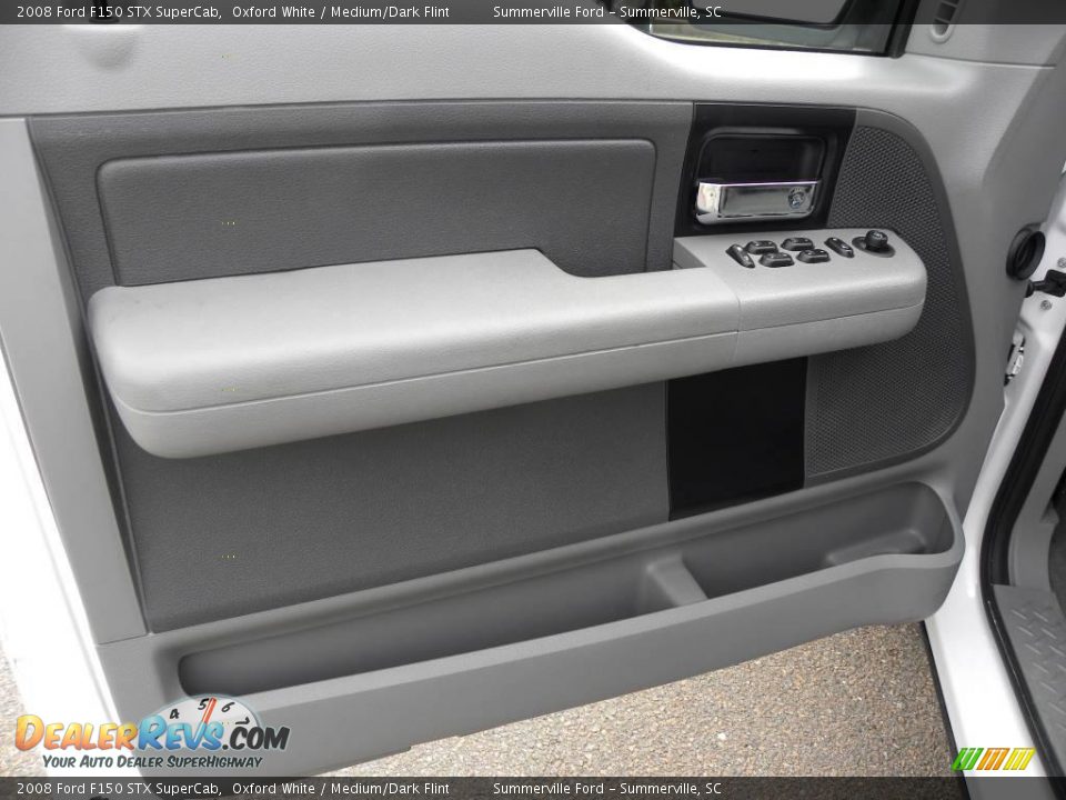 2008 Ford F150 STX SuperCab Oxford White / Medium/Dark Flint Photo #5