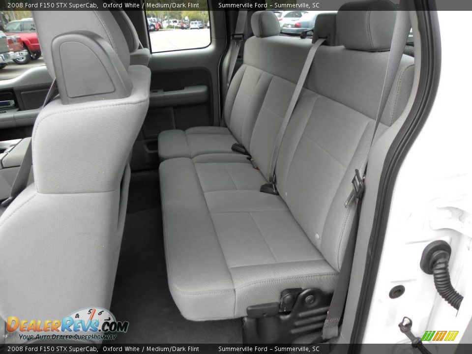 2008 Ford F150 STX SuperCab Oxford White / Medium/Dark Flint Photo #6