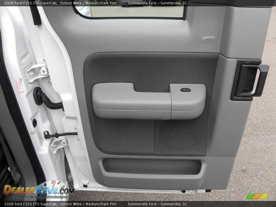 2008 Ford F150 STX SuperCab Oxford White / Medium/Dark Flint Photo #7