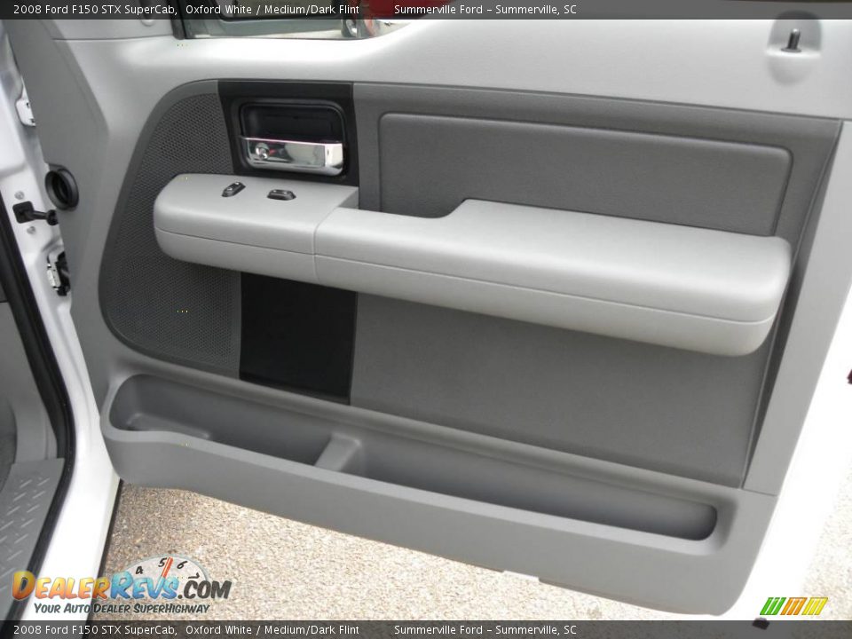 2008 Ford F150 STX SuperCab Oxford White / Medium/Dark Flint Photo #9