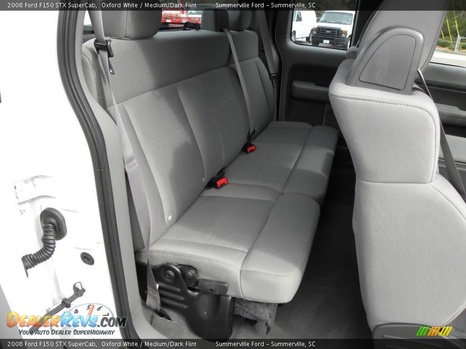 2008 Ford F150 STX SuperCab Oxford White / Medium/Dark Flint Photo #10