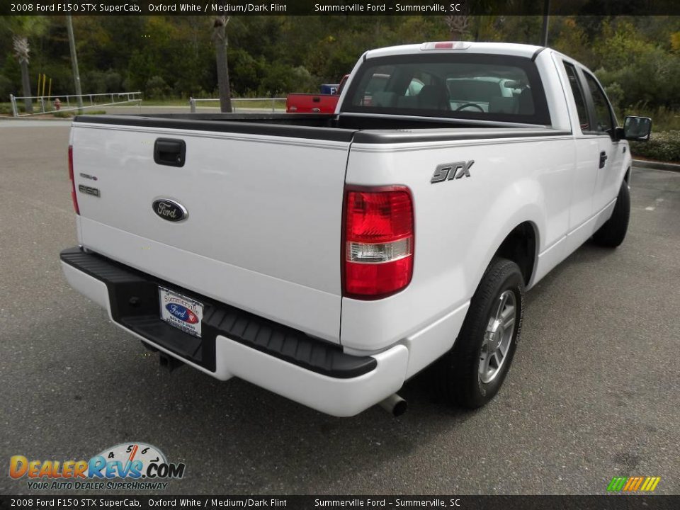 2008 Ford F150 STX SuperCab Oxford White / Medium/Dark Flint Photo #13
