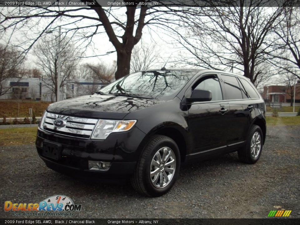 2009 Ford Edge SEL AWD Black / Charcoal Black Photo #1