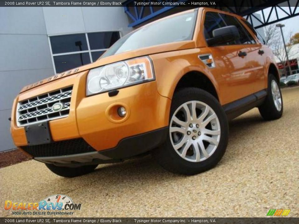 2008 Land Rover LR2 SE Tambora Flame Orange / Ebony Black Photo #1