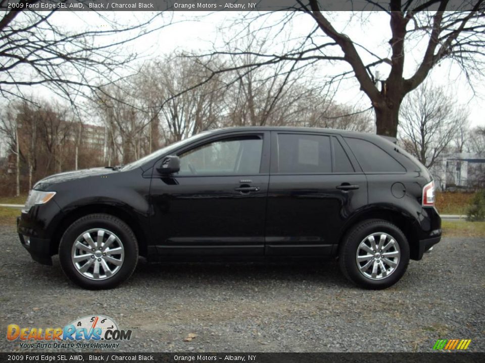 2009 Ford Edge SEL AWD Black / Charcoal Black Photo #2