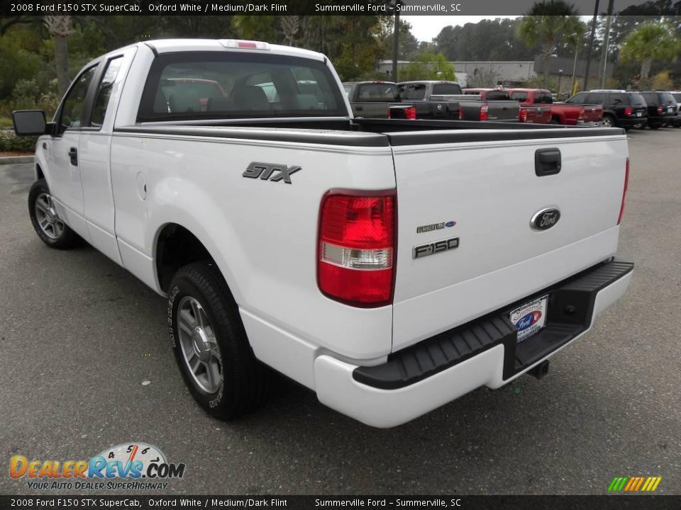 2008 Ford F150 STX SuperCab Oxford White / Medium/Dark Flint Photo #16