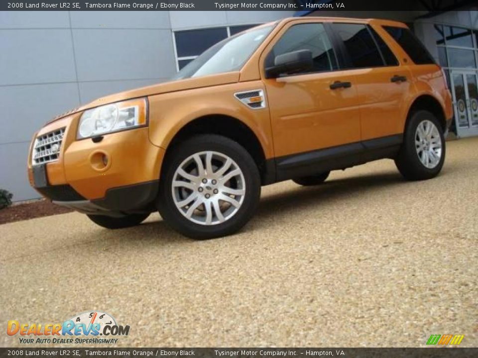 2008 Land Rover LR2 SE Tambora Flame Orange / Ebony Black Photo #3