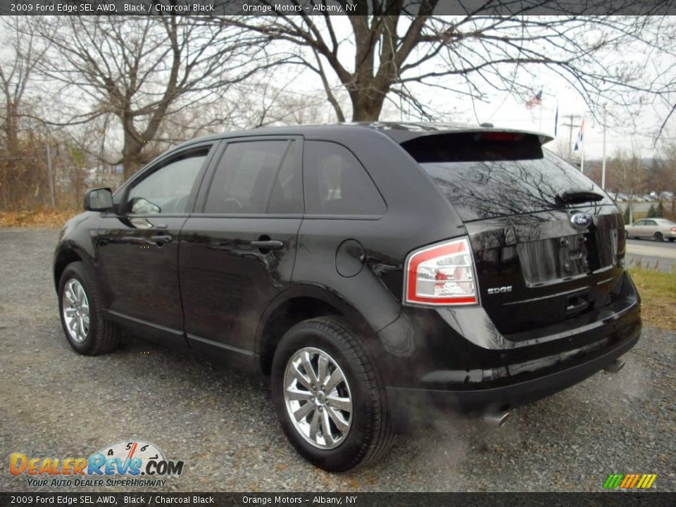 2009 Ford Edge SEL AWD Black / Charcoal Black Photo #4