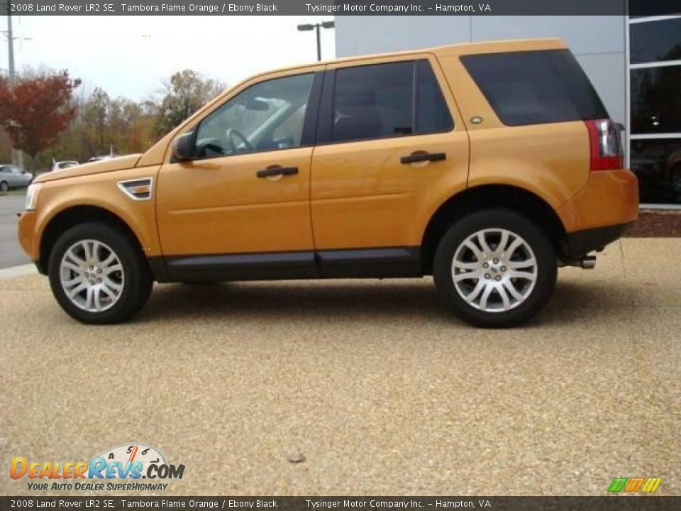 2008 Land Rover LR2 SE Tambora Flame Orange / Ebony Black Photo #4