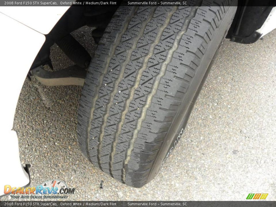 2008 Ford F150 STX SuperCab Oxford White / Medium/Dark Flint Photo #18