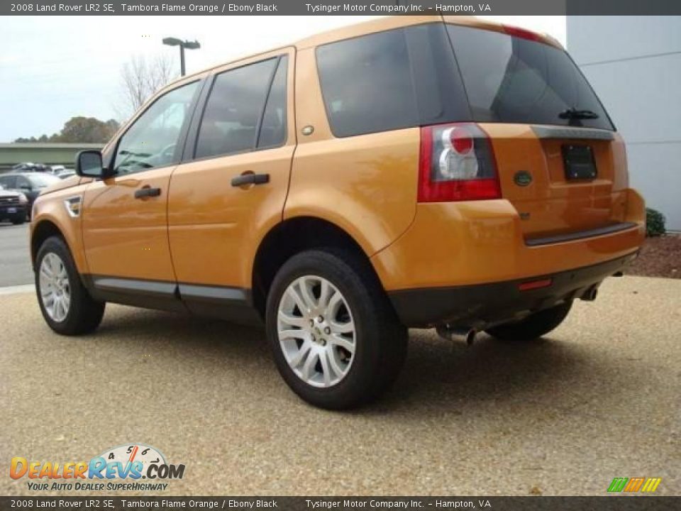 2008 Land Rover LR2 SE Tambora Flame Orange / Ebony Black Photo #5