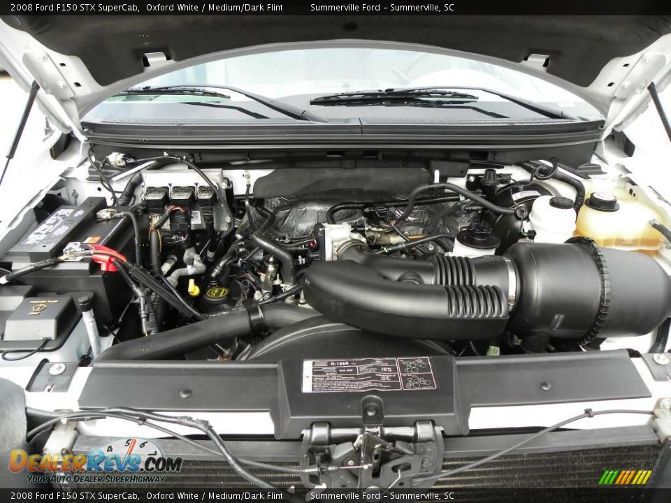 2008 Ford F150 STX SuperCab Oxford White / Medium/Dark Flint Photo #19