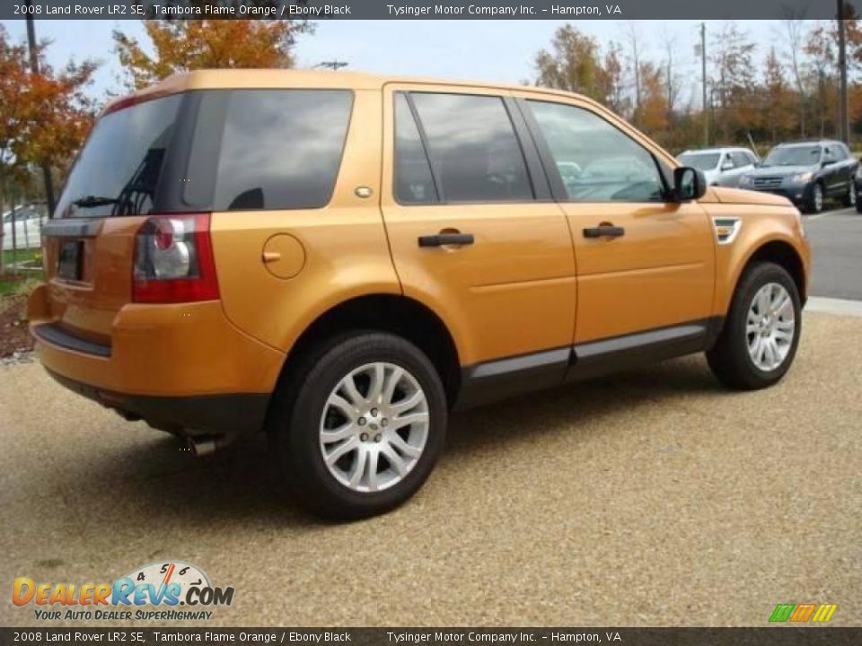 2008 Land Rover LR2 SE Tambora Flame Orange / Ebony Black Photo #7