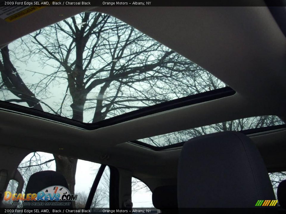 2009 Ford Edge SEL AWD Black / Charcoal Black Photo #8